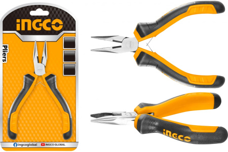 Длинногубцы мини INGCO 115 мм  HMLNP08115 в Екатеринбурге 