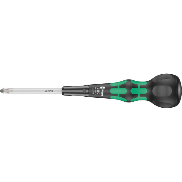 Крестовая отвёртка WERA 1850 PH Kraftform Ball-Grip PH 2 x 100 мм WE-007906 в Екатеринбурге 