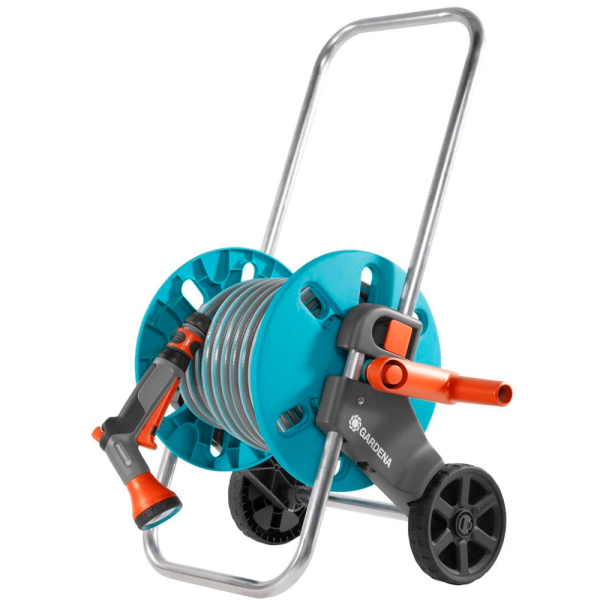 Тележка для шланга AquaRoll S с комплектом для полива GARDENA 18502-50.000.00