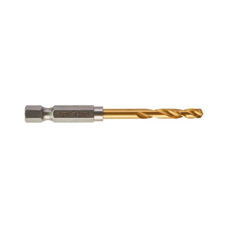 Сверло по металлу Milwaukee RedHEX HSS-G TiN 4.2мм (1шт)