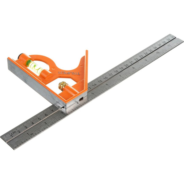 Угольник с уровнем TRUPER ECT-12 300мм 14380