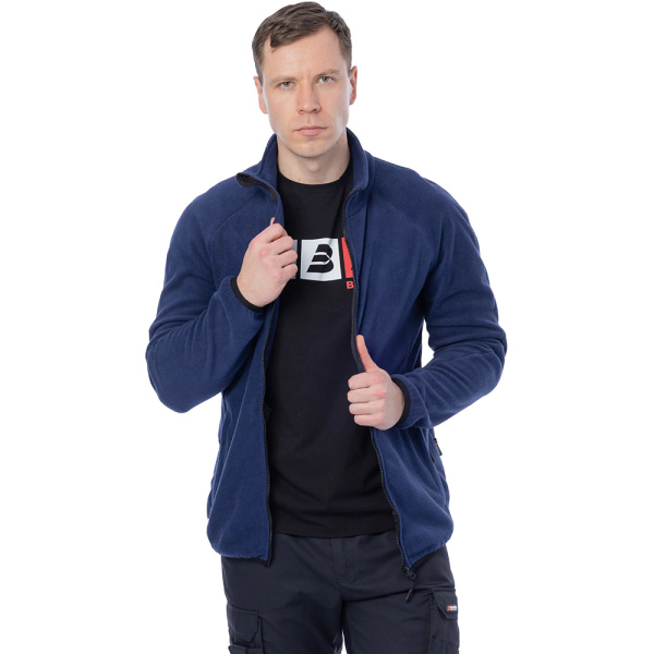 Толстовка флисовая Brodeks KS211, синий  (XL) КА-00004101-XL в Екатеринбурге