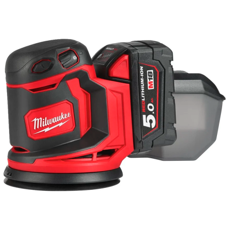 Аккумуляторная эксцентриковая шлифмашина MILWAUKEE M18 BOS125-502B (493346422) 4933464229