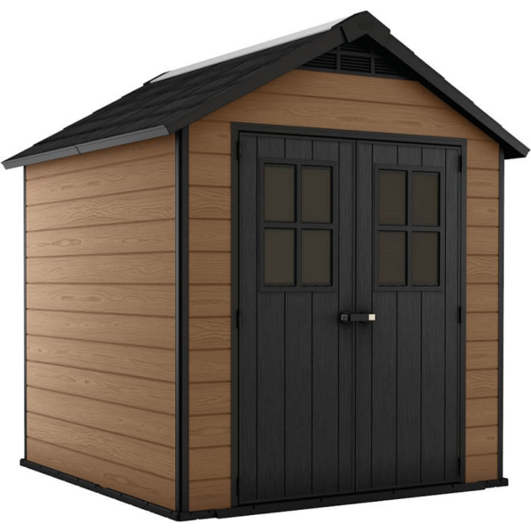 Блок хозяйственный из ПВХ "Keter" Ньютон 757 коричневый 228x223,5x252см 135кг  17208503 в Екатеринбурге