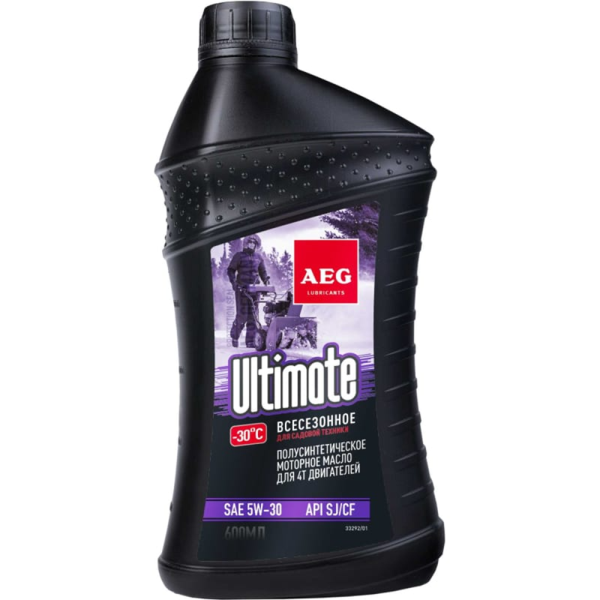 Масло четырехтактное  AEG Ultimate SAE 5W30 API SJ/CF 600 мл 33292 в Екатеринбурге