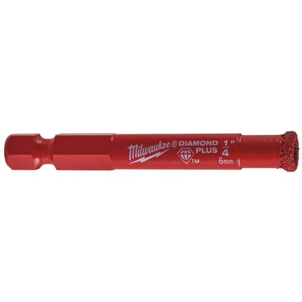 Сверло алмазное корончатое Milwaukee DIAMOND MAX™ 6мм - 1/4" HEX  4932498342