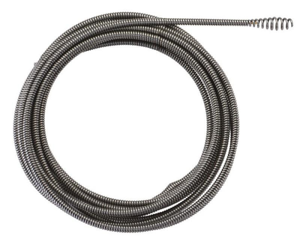 Троссик Milwaukee для прочистной машины 8мм x 7.6м spiral, bulb auger