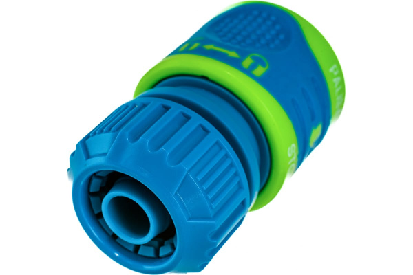 Соединитель для шланга Palisad LUXE 1/2", аквастоп, двухкомпонентный 66244 в Екатеринбурге