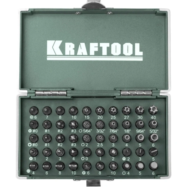 Набор бит KRAFTOOL 50 шт. Cr-V  X-Drive  26065-H50