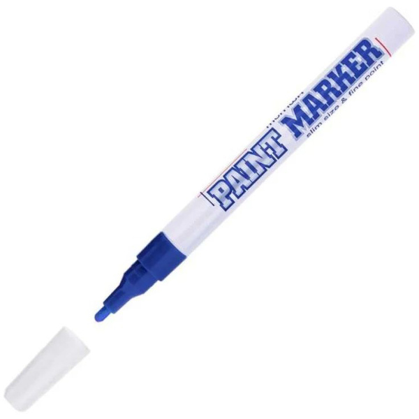 Маркер краска MunHwa Slim (синий) 2мм  SPM-02 в Екатеринбурге 