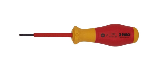 Отвертка диэлектрическая крестовая Felo PZ0х60 91500190 в Екатеринбурге 
