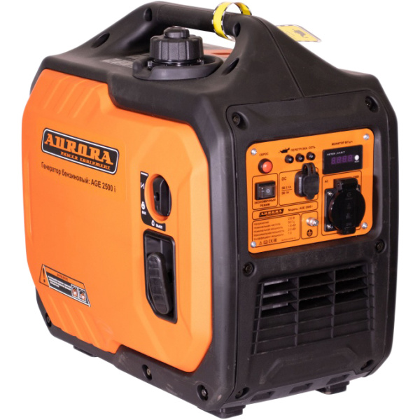 Бензиновый генератор инверторный AURORA AGE 2500 i в кожухе max 2.0кВт, 230В бензин 00035477 в Екатеринбурге