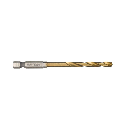 Сверло по металлу Milwaukee RedHEX HSS-G TiN 5мм (1шт)