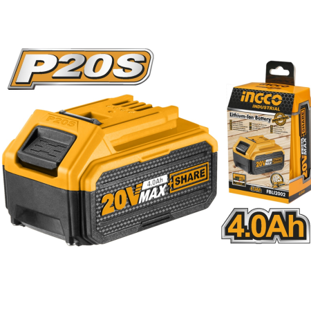 Аккумуляторная батарея INGCO INDUSTRIAL Li-ion 4.0 Ач  FBLI2002 в Екатеринбурге