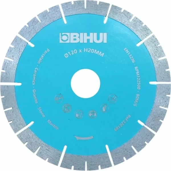 Диск алмазный отрезной BIHUI 120х1,8х20мм,  DCBS120