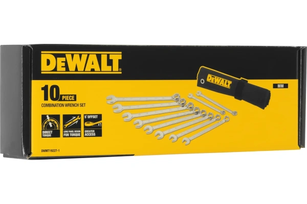 Набор комбинированных ключей DeWalt  10 шт DWMT19227-1 в Екатеринбурге 