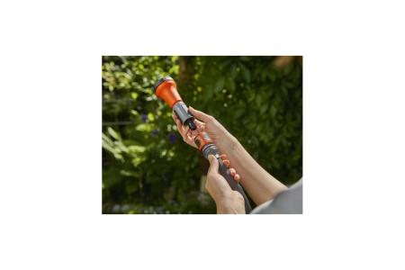 Шланг текстильный Liano 13 мм (1/2"), 10 м GARDENA с комплектом для полива и штуцером с наружней рез в Екатеринбурге