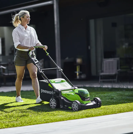 Газонокосилка аккумуляторная Greenworks G24X2LM41 2512607 в Екатеринбурге