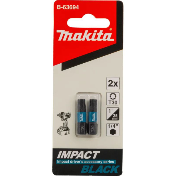 Бита Impact MAKITA B-63694 T30 25мм в Екатеринбурге