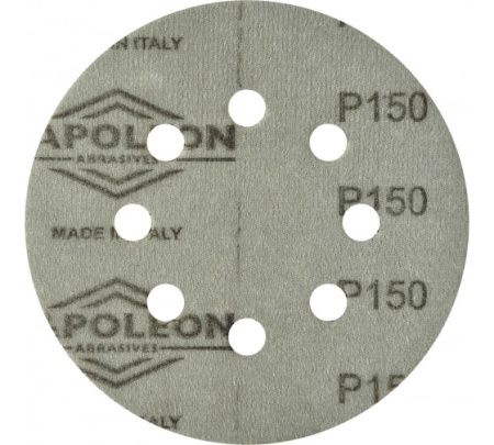 Шлиф.круг NAPOLEON NAP GOLD d.125мм. 8отв. P150 00-00000273 в Екатеринбурге