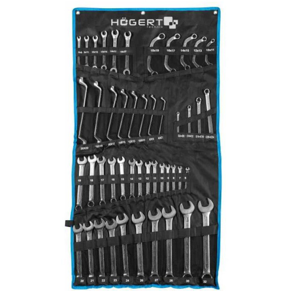 Набор ключей HOEGERT 47 шт HT1W499 в Екатеринбурге 