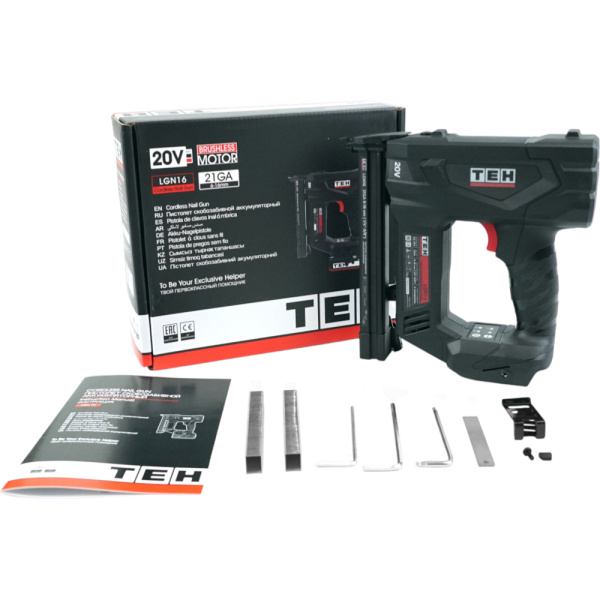 Пистолет скобозабивной аккумуляторный  TEH LGN16 в Екатеринбурге