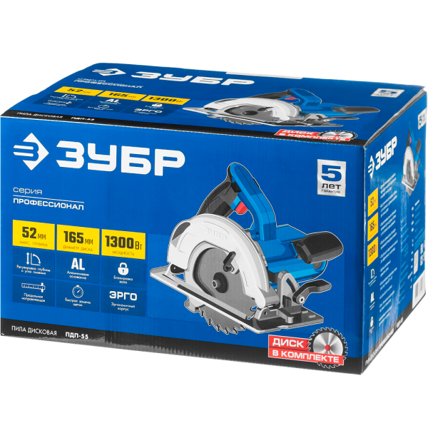 Циркулярная пила ЗУБР ПДП-55 в Екатеринбурге