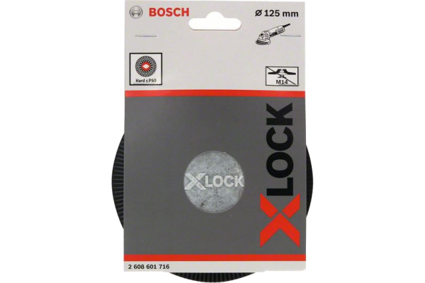 Тарелка опорная Bosch X-LOCK 125мм грубая 2608601716 в Екатеринбурге