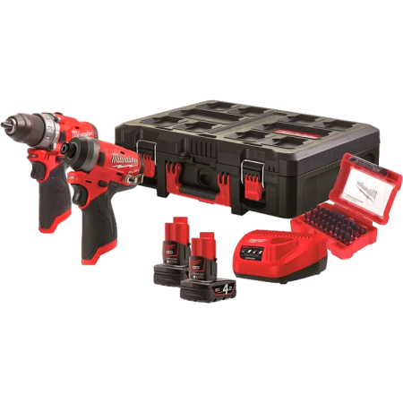 Набор инструмента Milwaukee M12 FPP2A-402P 4933471144