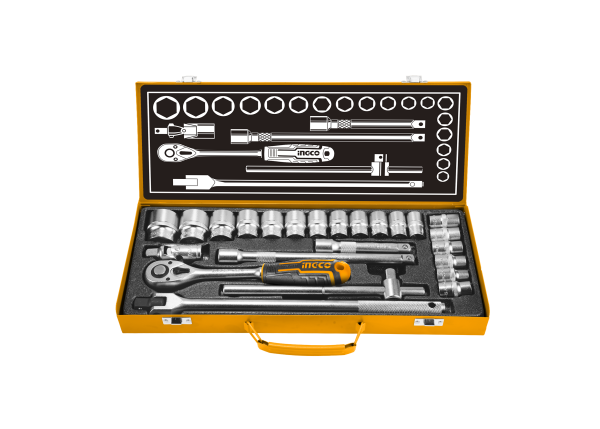 Набор головок 24 шт 1/2" INGCO HKTS12242
