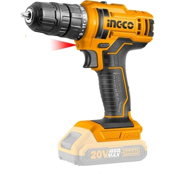 Аккумуляторная  дрель INGCO CDLI20028