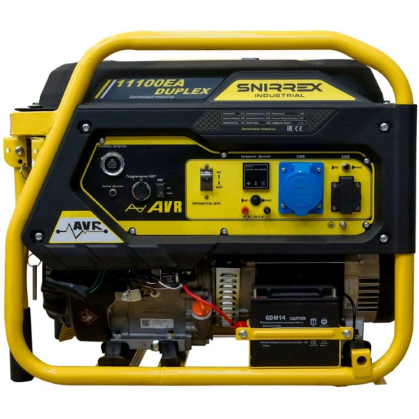 Генератор бензиновый SNIRREX  11100EA (X17) Duplex
