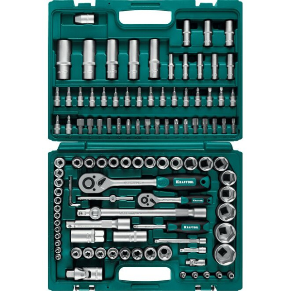 Набор инструмента Kraftool 1/2",3/8",1/4", 108пр.  27888-H108_Z03