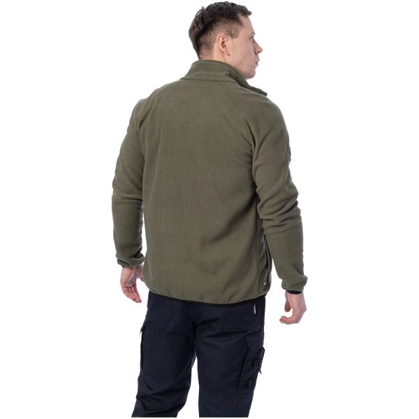 Толстовка флисовая Brodeks KS211, хаки  (XL) КА-00004099-XL в Екатеринбурге