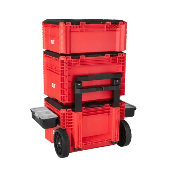 Система хранения инструментов №4 DLT RED PRO кейс №2, №5, кейс-тележка №1  4059 в Екатеринбурге 