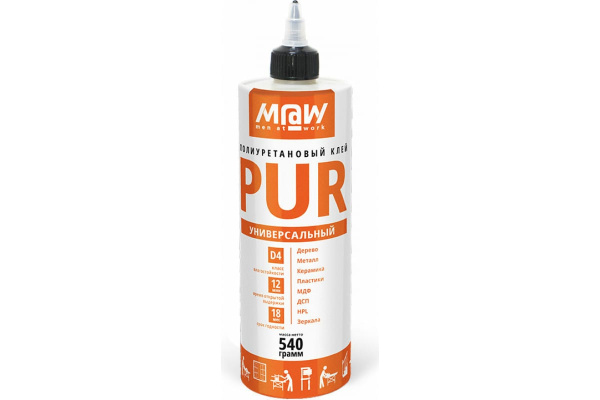 Клей полиуретановый Men at Work PUR Универсальный 540 гр.  56858 в Екатеринбурге