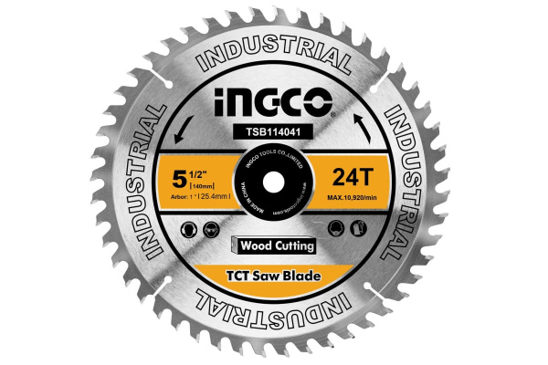 Диск пильный INGCO INDUSTRIAL TCT 140 мм TSB114041 