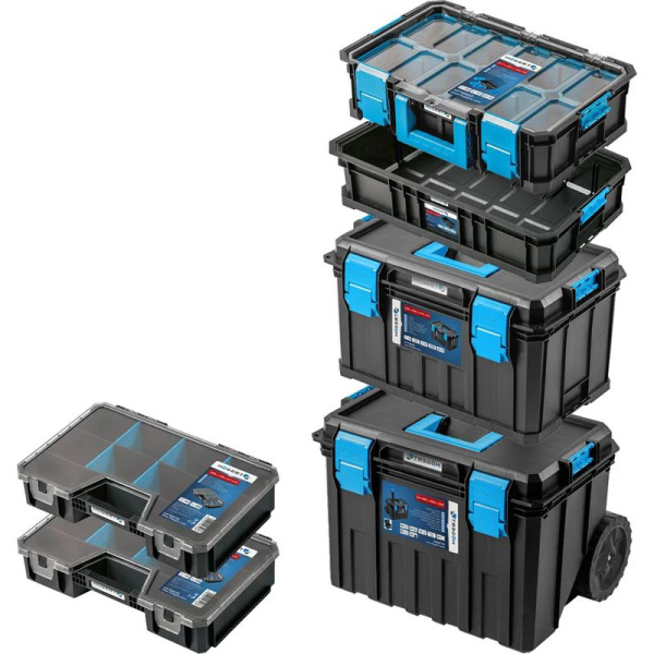 Набор ящиков 6 в 1 HOEGERT TECHNIK 520x390x1003 мм HT7G500-S1 в Екатеринбурге 