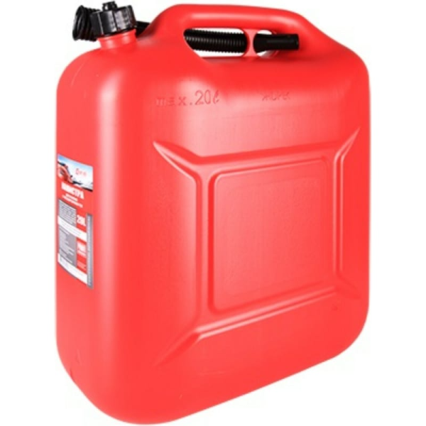 Канистра 3ton PROFI 20л КРАСНАЯ для топл.в компл. с крышкой и лейкой 55299