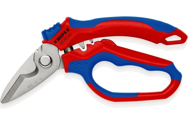 Ножницы электрика угловые KNIPEX 160мм.56HRC с узлом для обжима  KN-950520SB в Екатеринбурге 
