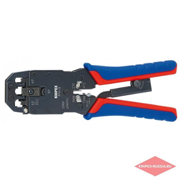 Инструмент для опресовки кабельных наконечников Knipex (4-х,6-ти,8-ми полюсный)  KN-975112 в Екатеринбурге 