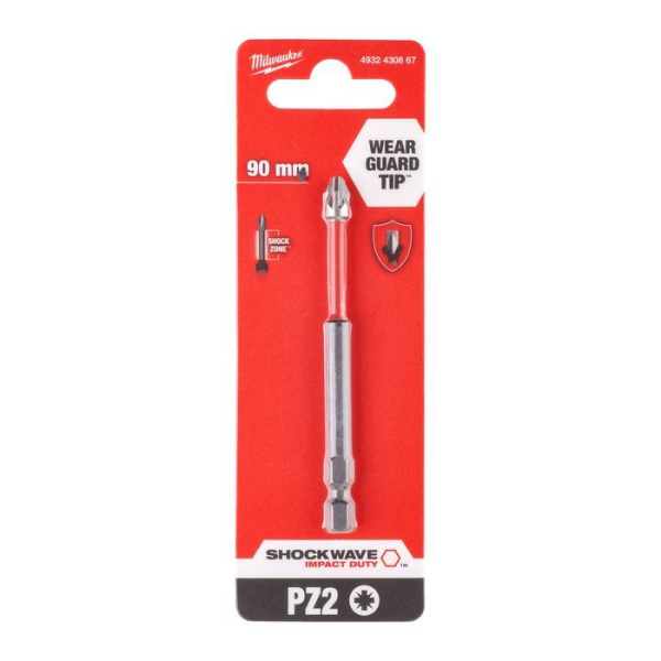 Насадка Milwaukee SHOCKWAVE PZ2 90мм (1шт) 4932430867