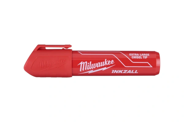 Маркер Milwaukee INKZALL для стройплощадки супер-большой XL красный  4932471560