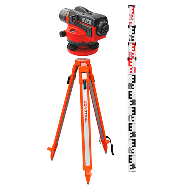 Оптический нивелир CONDTROL 24Х + рейка, штатив S6-2 2-3-051 в Екатеринбурге