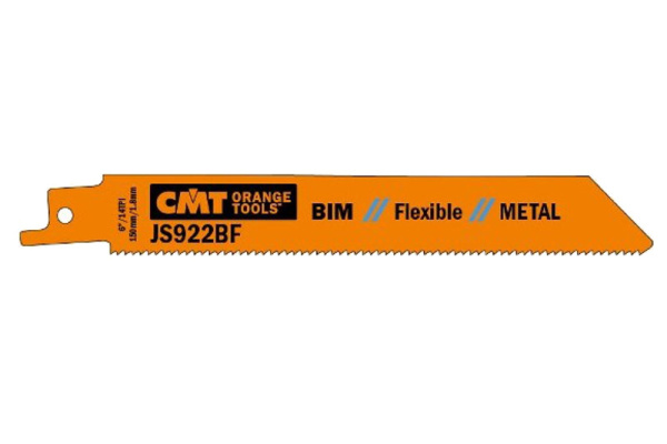 Пилки сабельные для металла CMT (BIM) 150x1,8x14TPI JS922BF-5 (за 1 шт.)