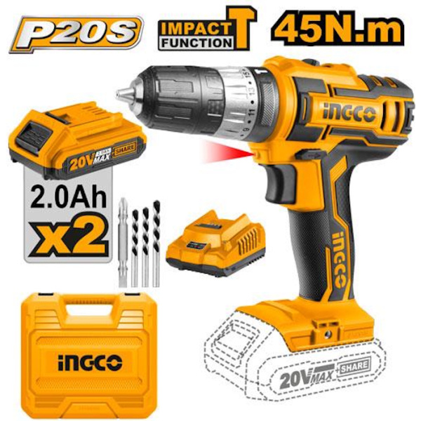 Аккумуляторная ударная дрель INGCO в Екатеринбурге