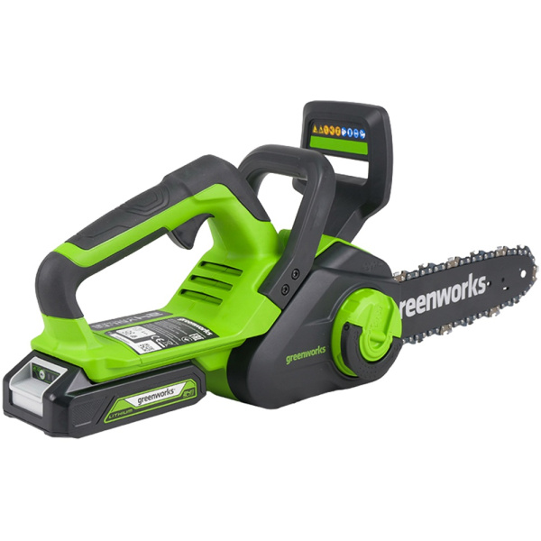 Цепная пила аккумуляторная GreenWorks G24CS25K2  2007707UA в Екатеринбурге