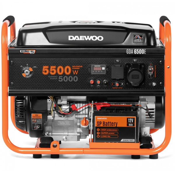 Генератор бензиновый DAEWOO GDA 6500E в Екатеринбурге