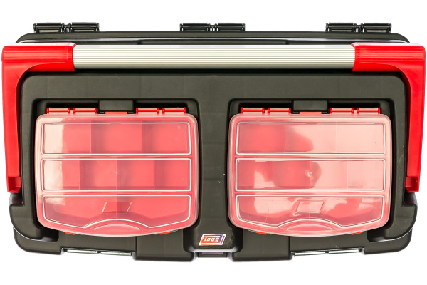 Ящик для инструментов Tayg 500 500х295х270мм. с лотком и 2-мя органайзерами в крышке  165009 в Екатеринбурге 