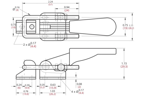 Защелкивающийся зажим Woodwork GH-40323 у в Екатеринбурге 
